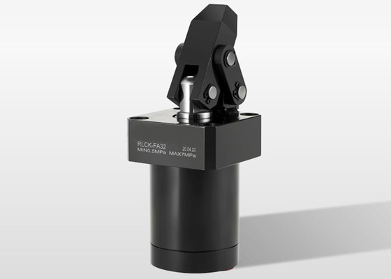 FA.MF Hydraulic Lever Cylinder Flange Type Manifold Dengan Kontrol Aliran Bore 63mm