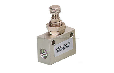 Aluminium Alloy KLA Throttle Check Valve G1/4 "Untuk Sistem Kontrol Aliran Udara