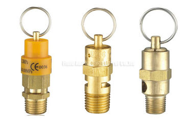 Spring Open Type 1.35Mpa RSV Brass Safety Valve 1/8" - 2" PT Untuk Kompresor Udara
