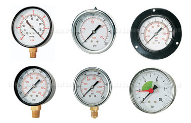 -76cmHG - 1500Psi Pneumatic Air Pressure Gauge, Tekanan Manometer 40mm-150mm Ukuran dial