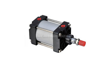 Tugas berat ISO15552 Tie-rod Double Acting Pneumatic Gas Cylinder Sesuai dengan VDMA